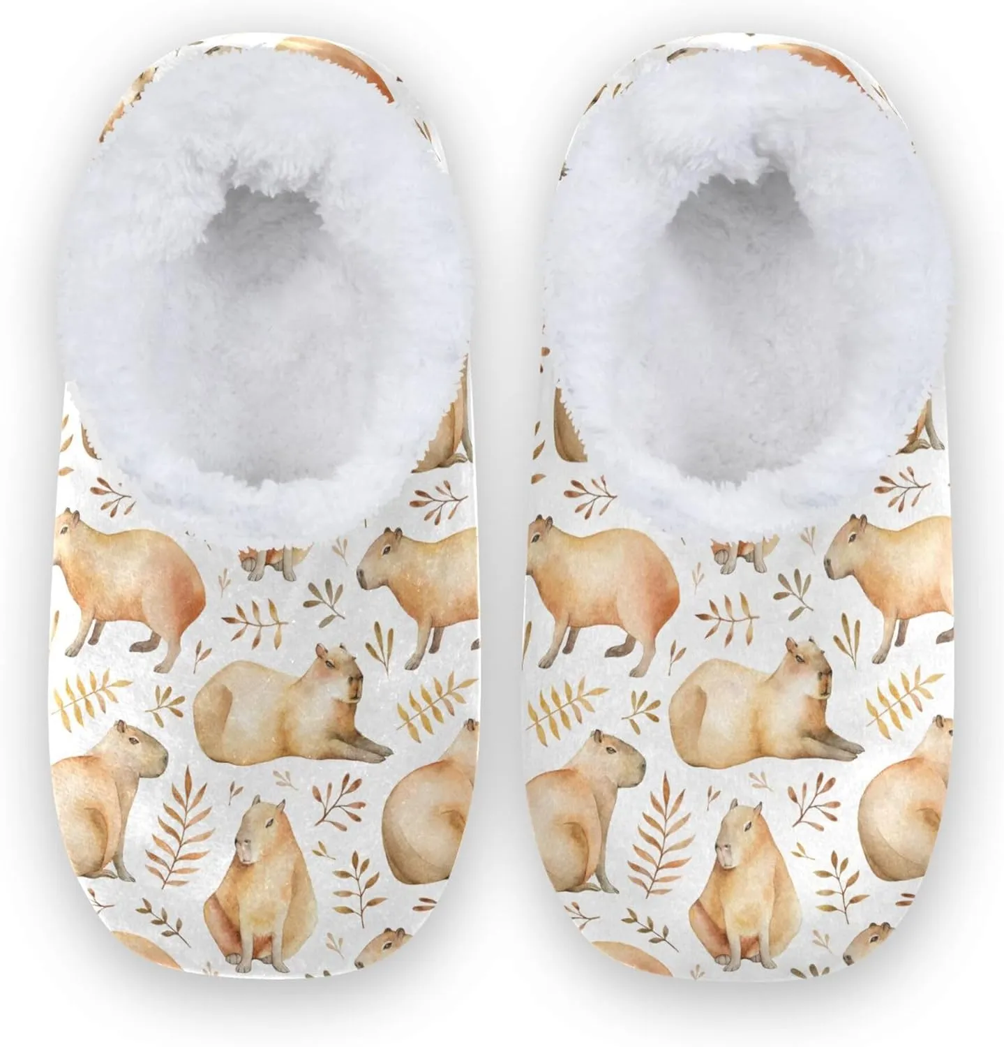 House Slippers Fuzzy Memory Foam Soft Slipper Socks for Woman Men