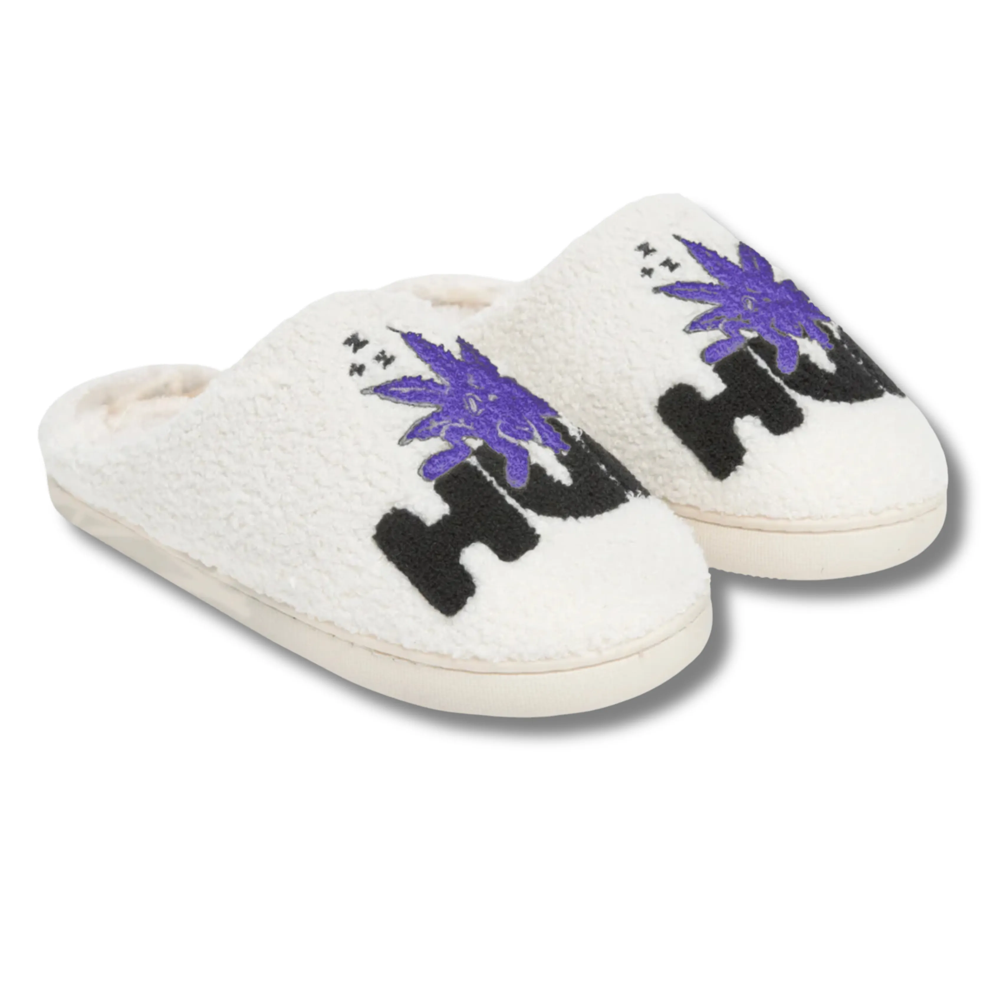 HUF FUZZY SLIPPER - CREAM