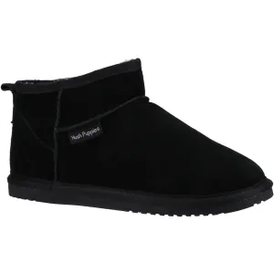 Hush Puppies Ashanti Suede Women's Black Slippers