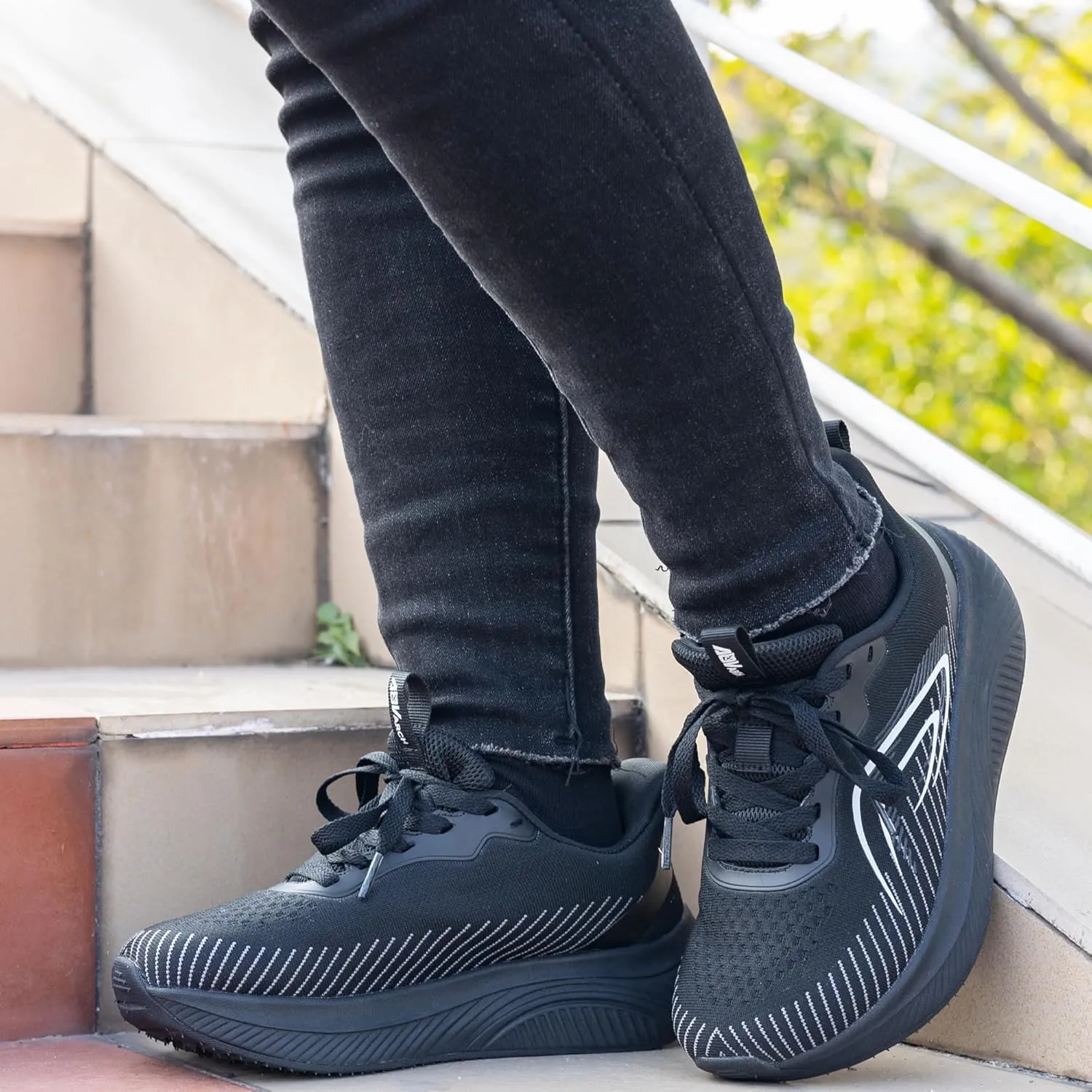 IIV Women Walking Shoes for Plantar Fasciitis | Wide Toe Box Shoes for Bunions | Arch Support Orthotic Shoes for Standing All Day