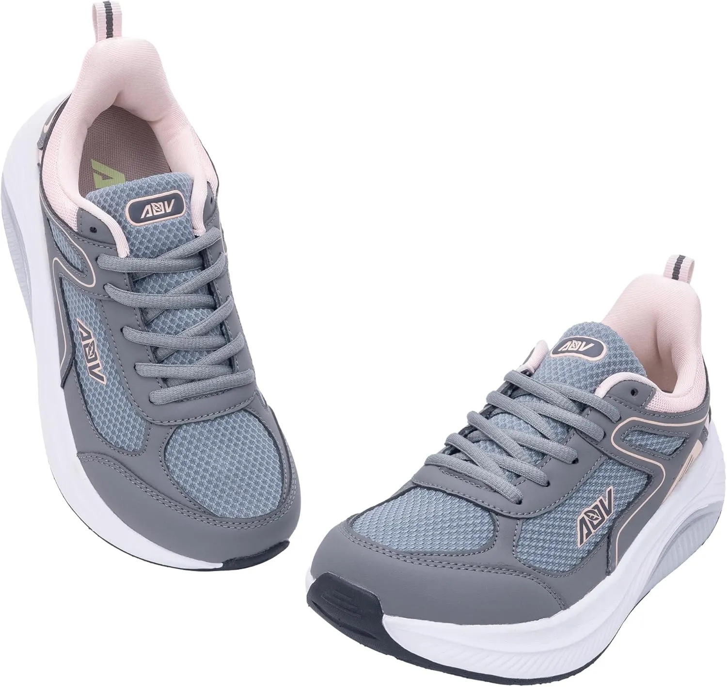 IIV Women Walking Shoes for Plantar Fasciitis | Wide Toe Box Shoes for Bunions | Arch Support Orthotic Shoes for Standing All Day