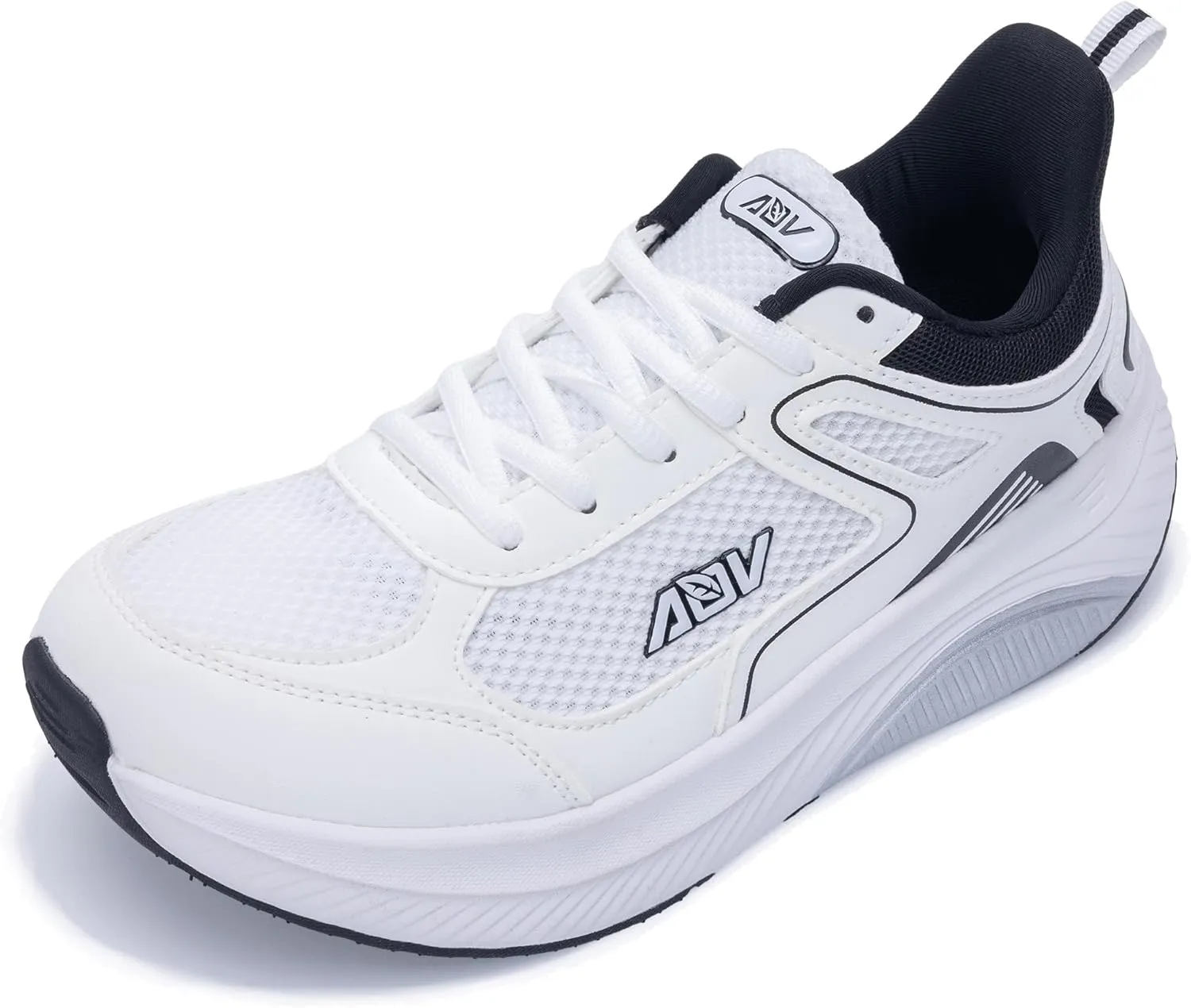 IIV Women Walking Shoes for Plantar Fasciitis | Wide Toe Box Shoes for Bunions | Arch Support Orthotic Shoes for Standing All Day