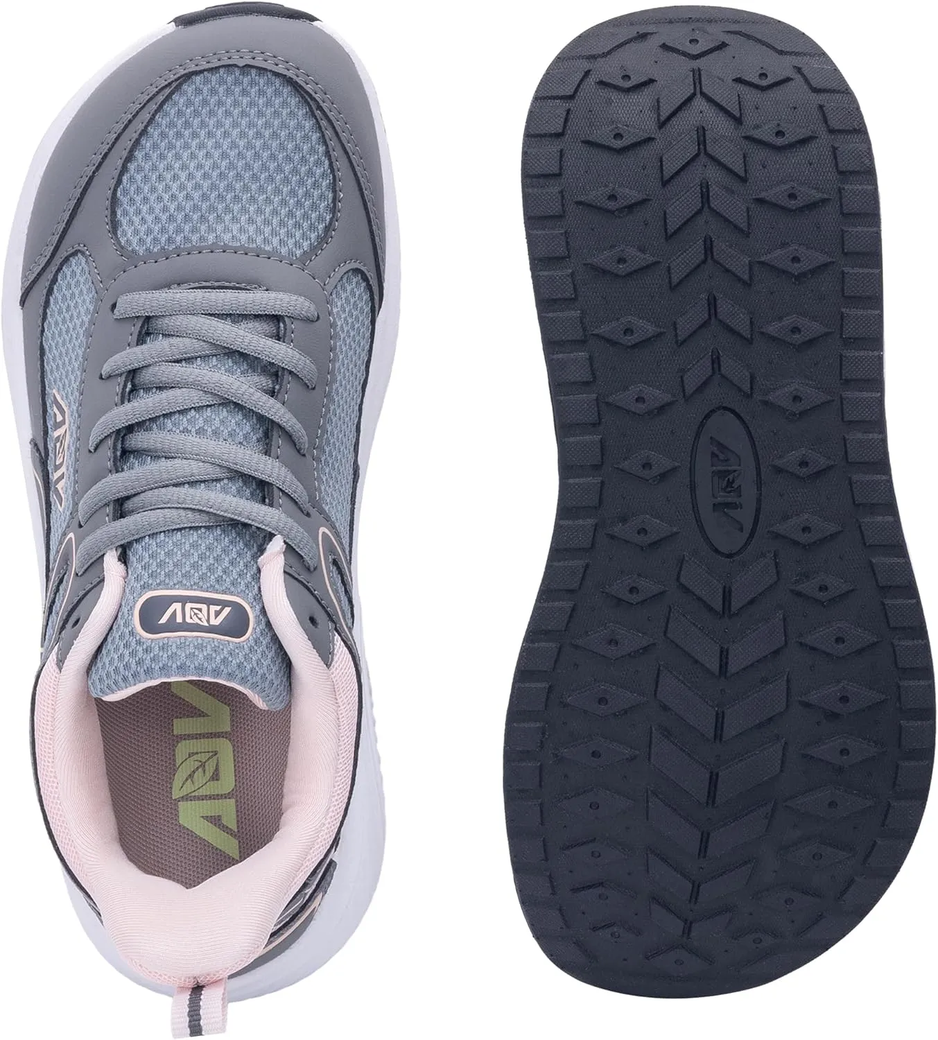 IIV Women Walking Shoes for Plantar Fasciitis | Wide Toe Box Shoes for Bunions | Arch Support Orthotic Shoes for Standing All Day