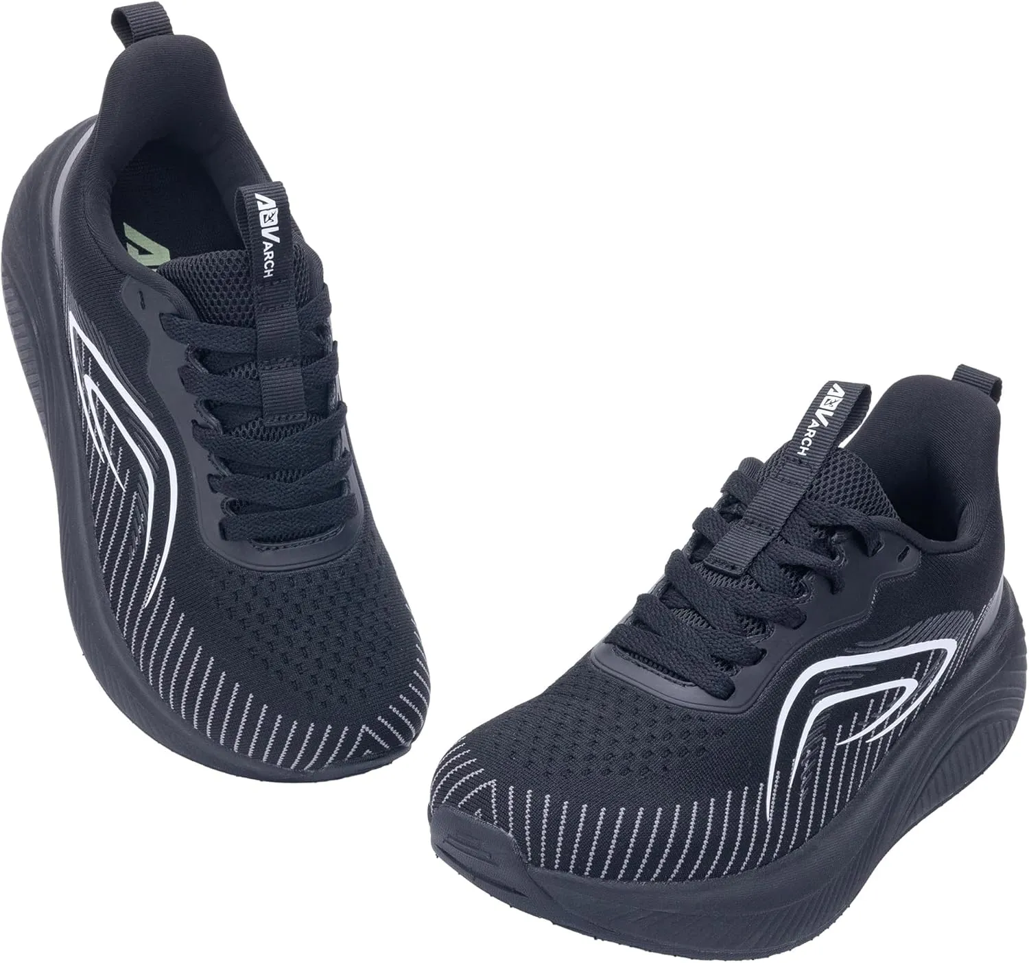 IIV Women Walking Shoes for Plantar Fasciitis | Wide Toe Box Shoes for Bunions | Arch Support Orthotic Shoes for Standing All Day