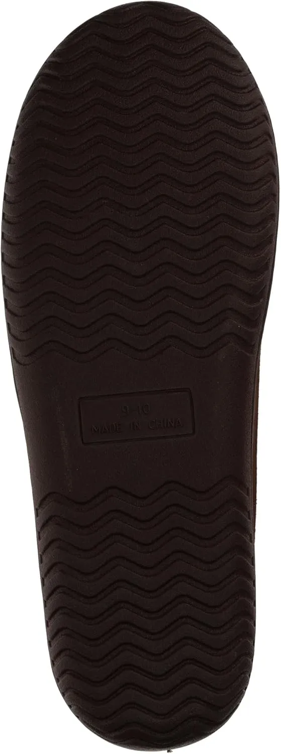 IZOD Men Classic Moccasin Slipper - Warm, Soft, Slip On