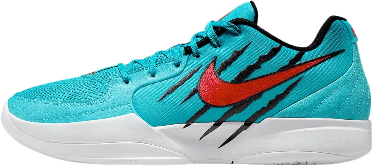 Ja 2 "Scratch Basketball Shoes (HQ1759-400, Rapid Teal/Black/Ale Brown/University Red)
