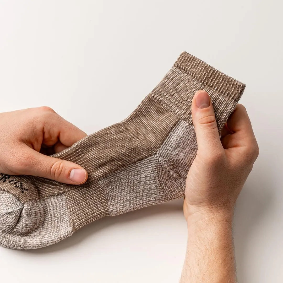 J.B. Field's 74% Merino Wool Low-cut Hiking Socks for Men & Women, for Fall, Summer, Trekking & Outdoor 3 Pairs