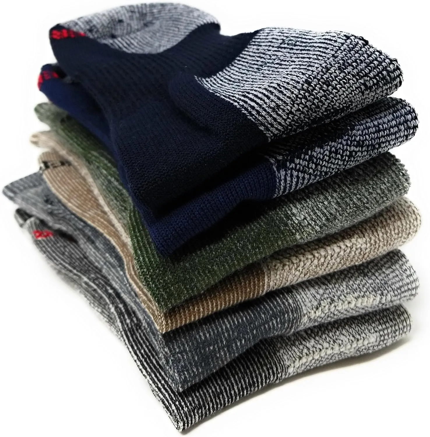J.B. Field's Hiker GX 74% Merino Wool Hiking Crew Sock, All Season, Trekking & Outdoor Activity, 3 Pairs