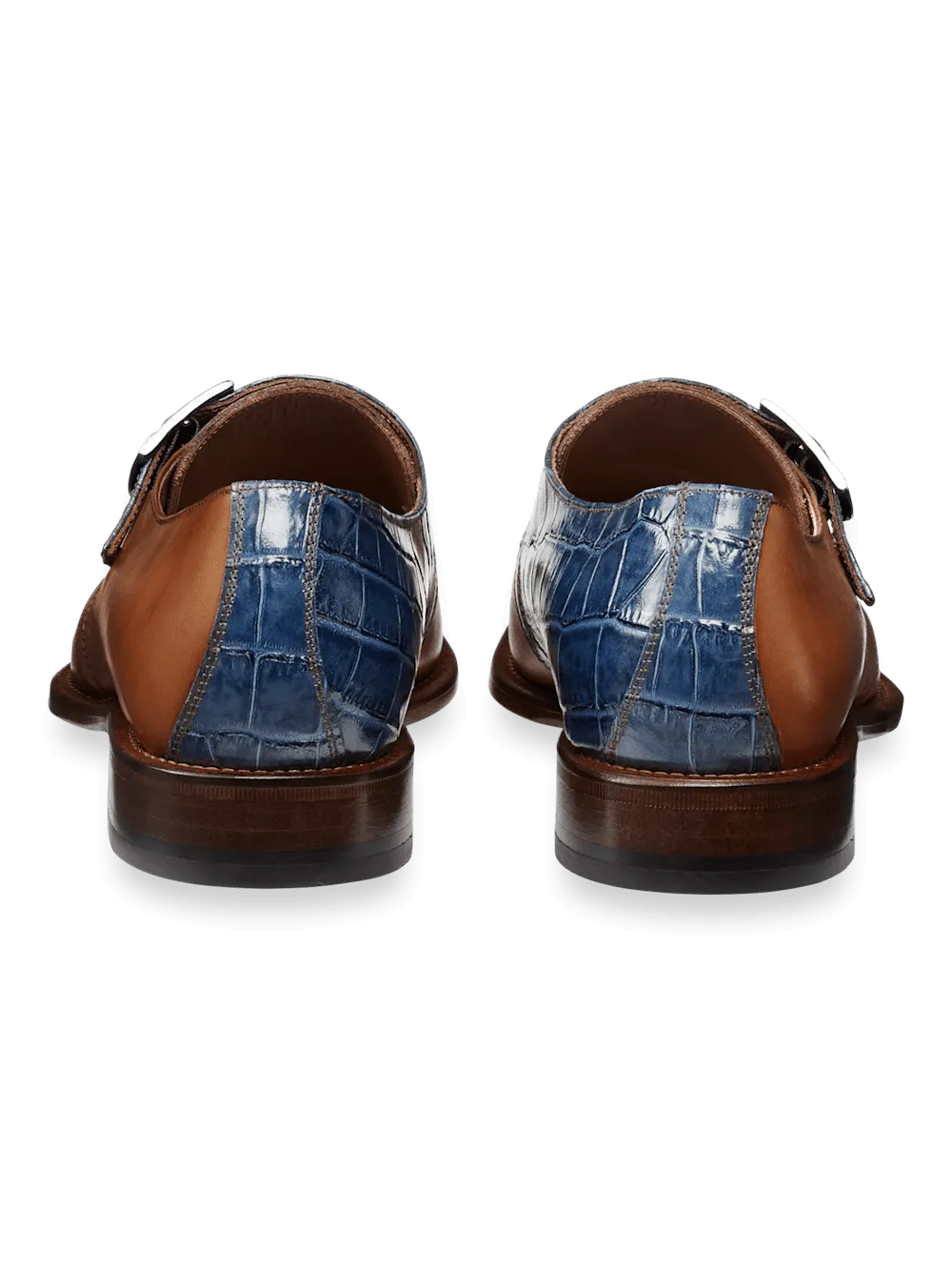 Jefferson Monk Strap - Chestnut/navy
