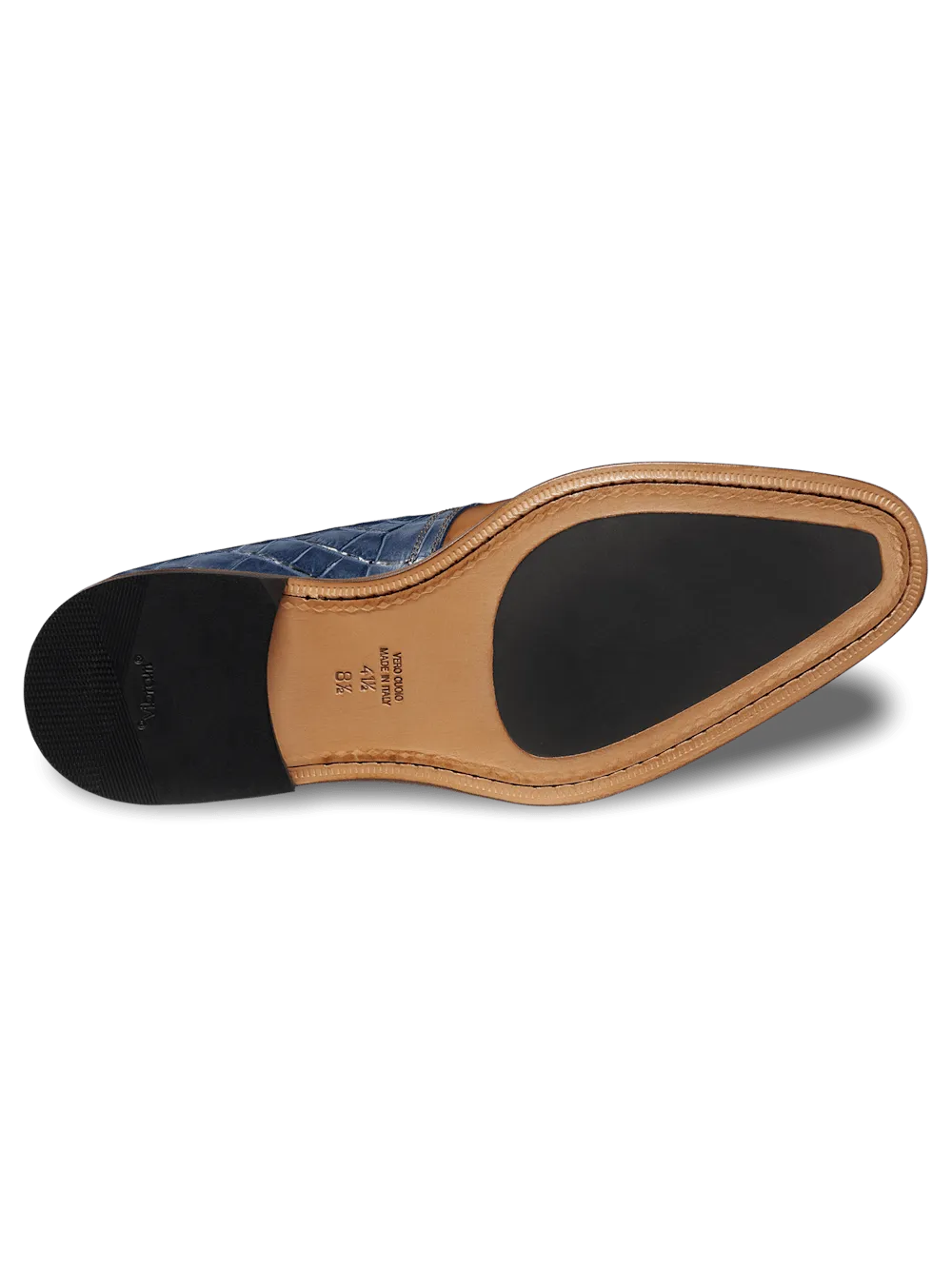 Jefferson Monk Strap - Chestnut/navy