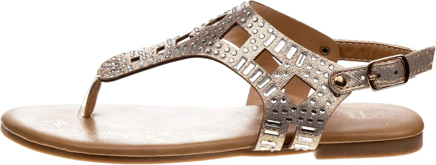 Josmo Girl's Lilly Flat Sandal
