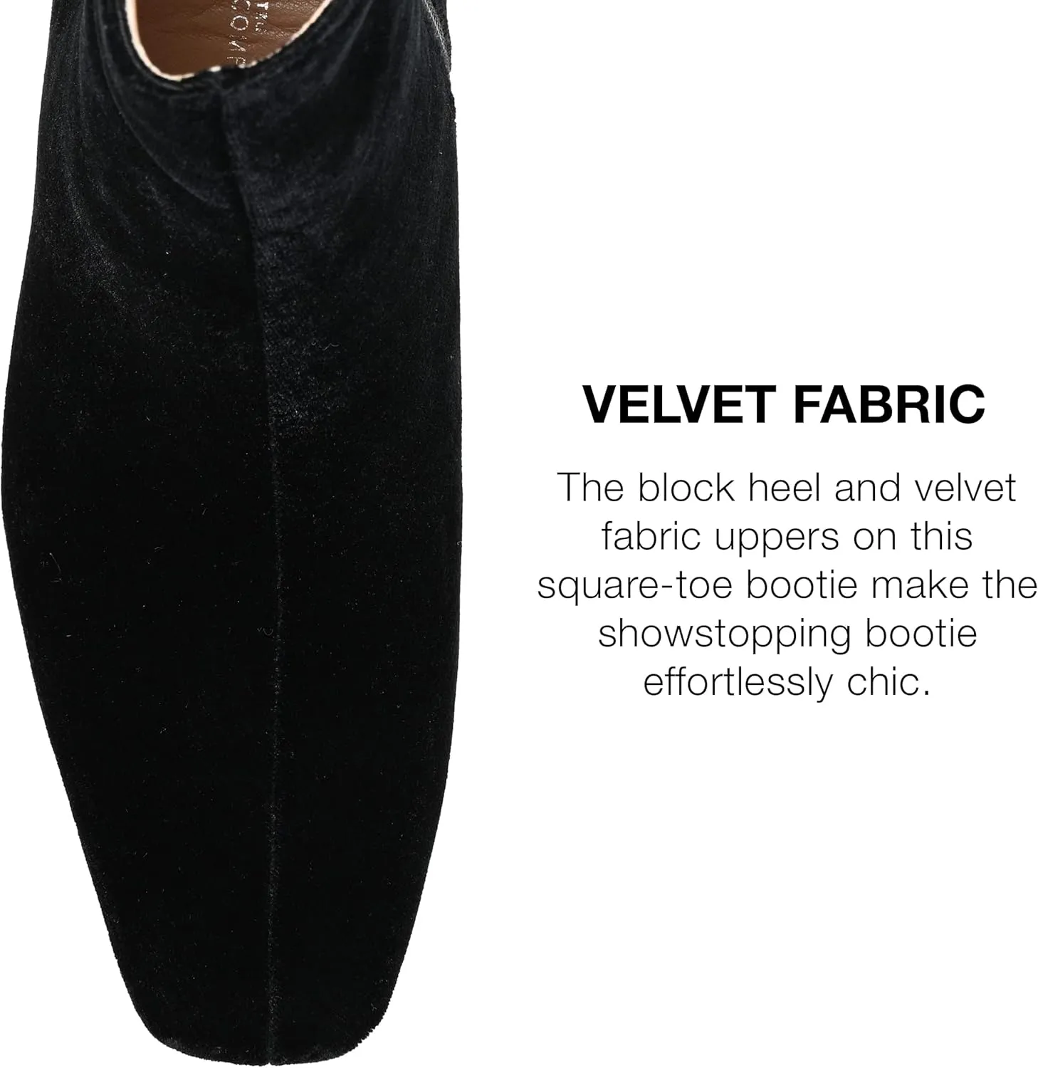 Journee Collection Womens Hazara Velvet Cushioned Footbed Ankle Boots