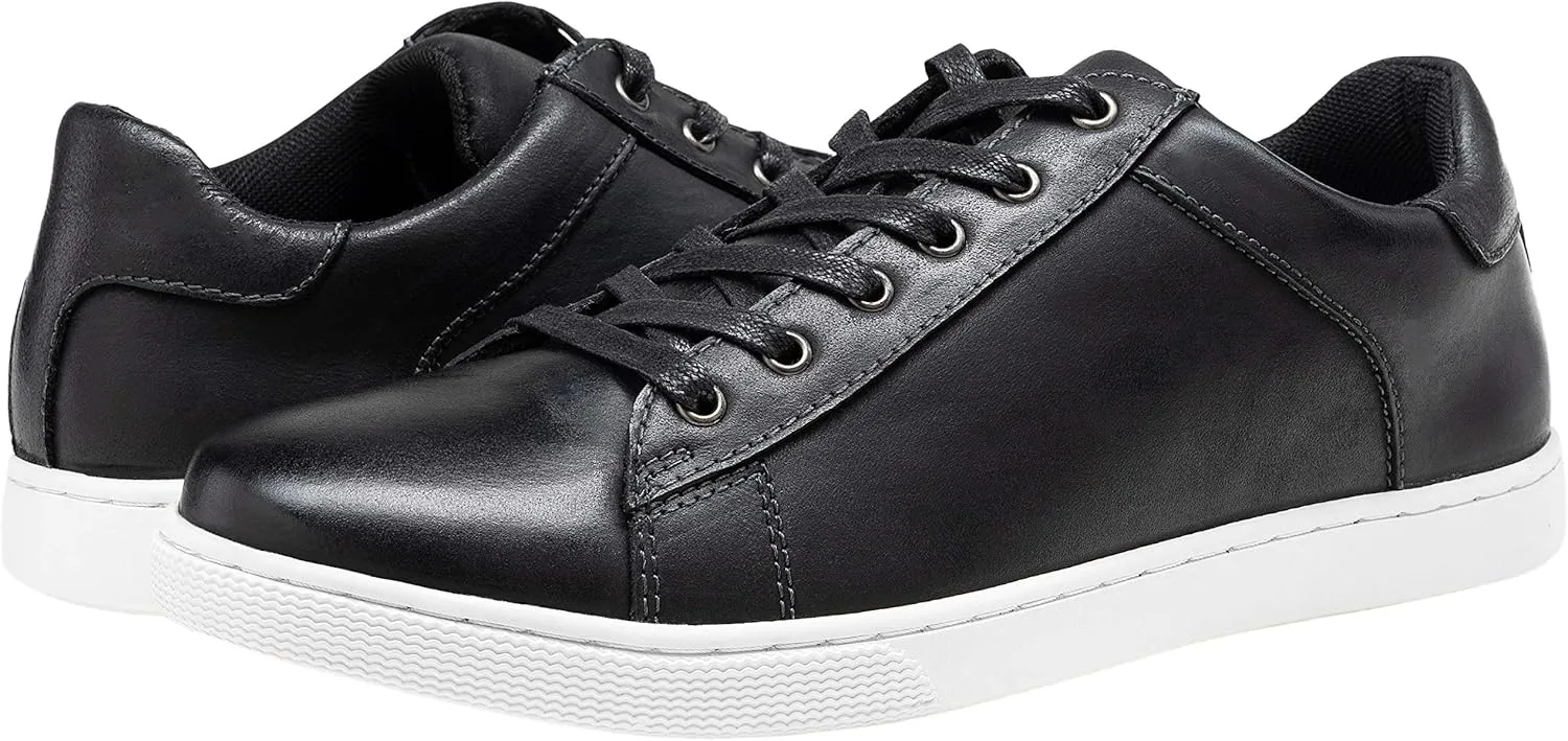 Jousen Men' s Casual Shoes Leather Dress Sneakers Business Casual Shoes for Men Breathable Fashion Sneakers
