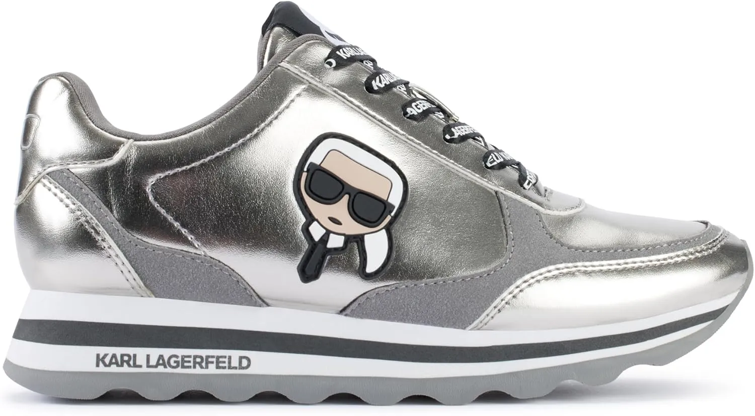 Karl Lagerfeld Paris Women's Meade Everyday Lace Up Sneaker
