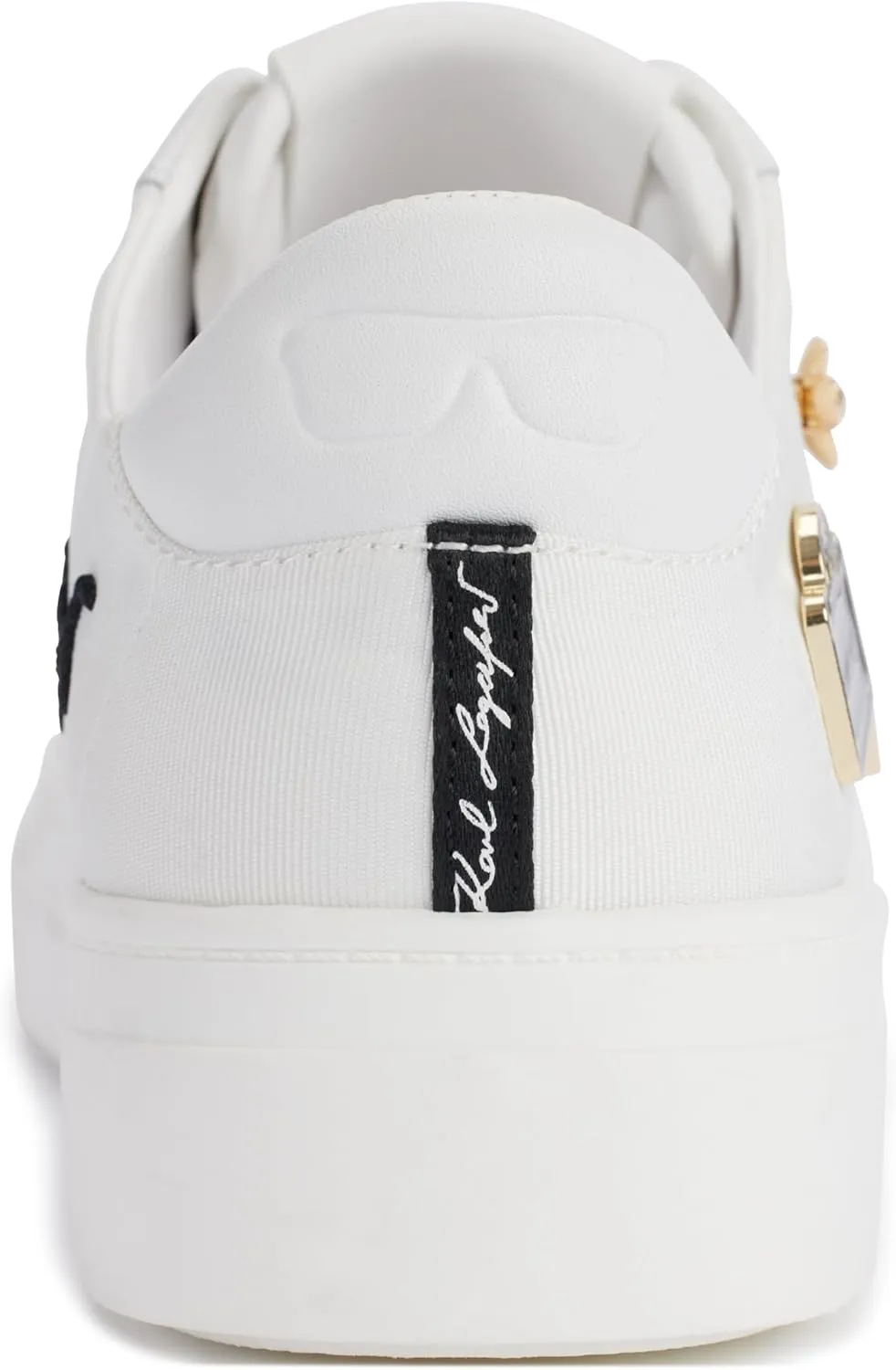 KARL LAGERFELD Women's Cushioned Insole Everyday Cate Rue Pins-Lace Up Sneaker