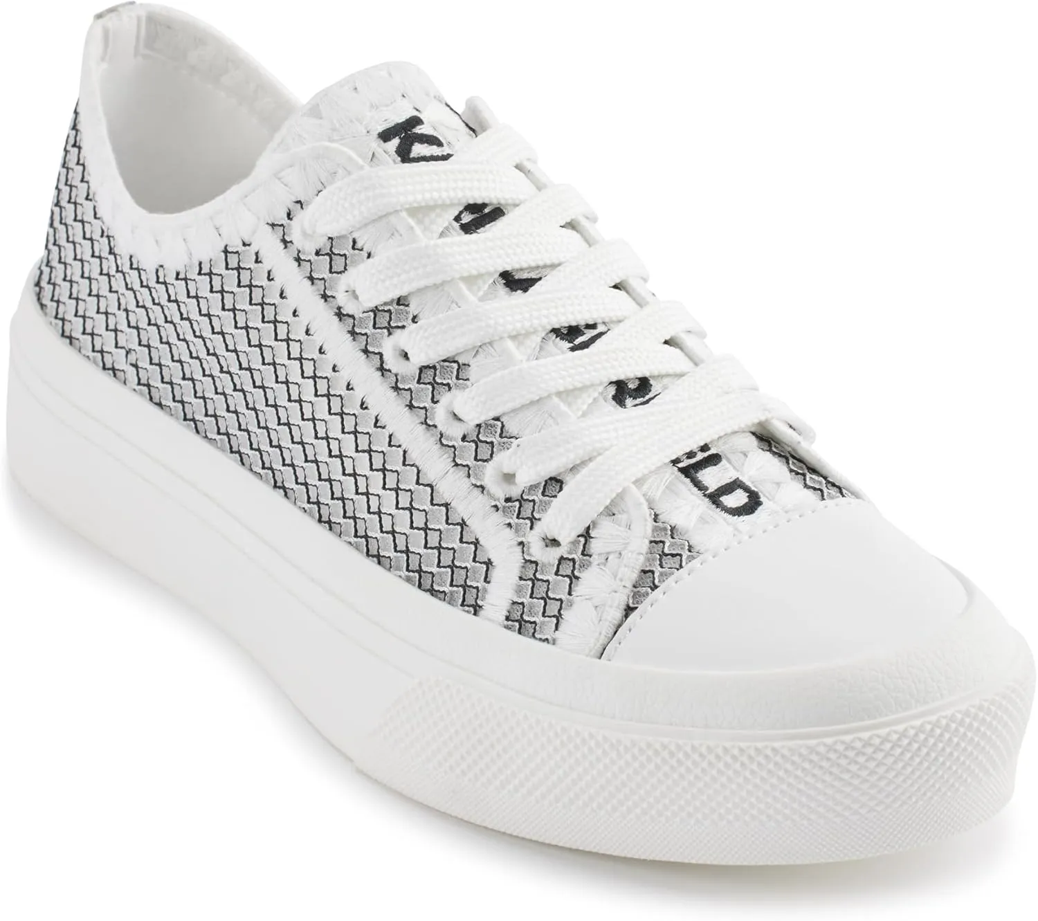 KARL LAGERFELD Women's Cushioned Insole Everyday Giddeon-Lace Up Sneaker