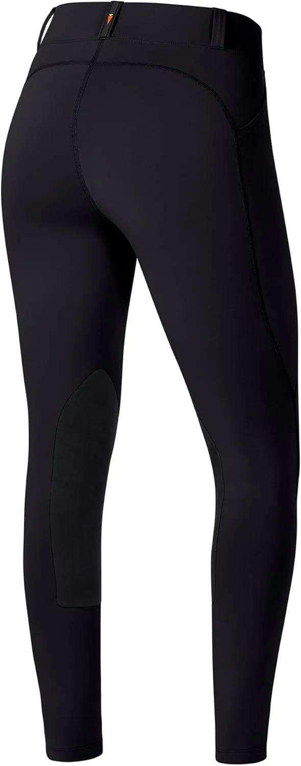 Kerrits Women's Performance Knee Patch Horse Riding Tights – Breathable Lightweight Equestrian Schooling Leggings, Pockets