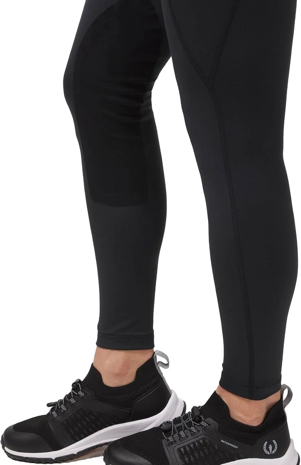 Kerrits Women's Performance Knee Patch Horse Riding Tights – Breathable Lightweight Equestrian Schooling Leggings, Pockets