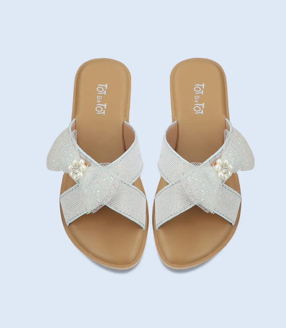 KG0128-CHAMPAGNE-Girl Slipper