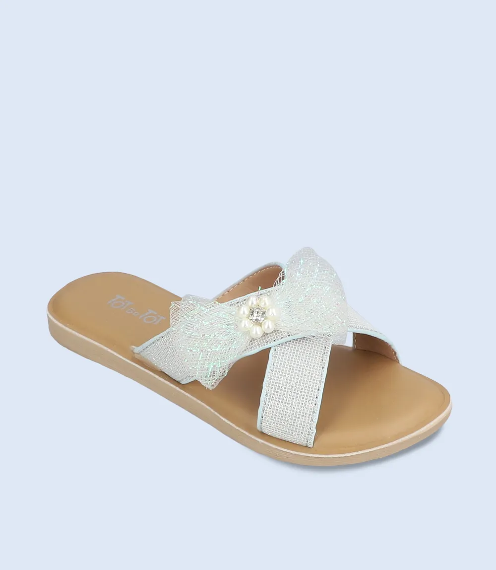 KG0128-CHAMPAGNE-Girl Slipper