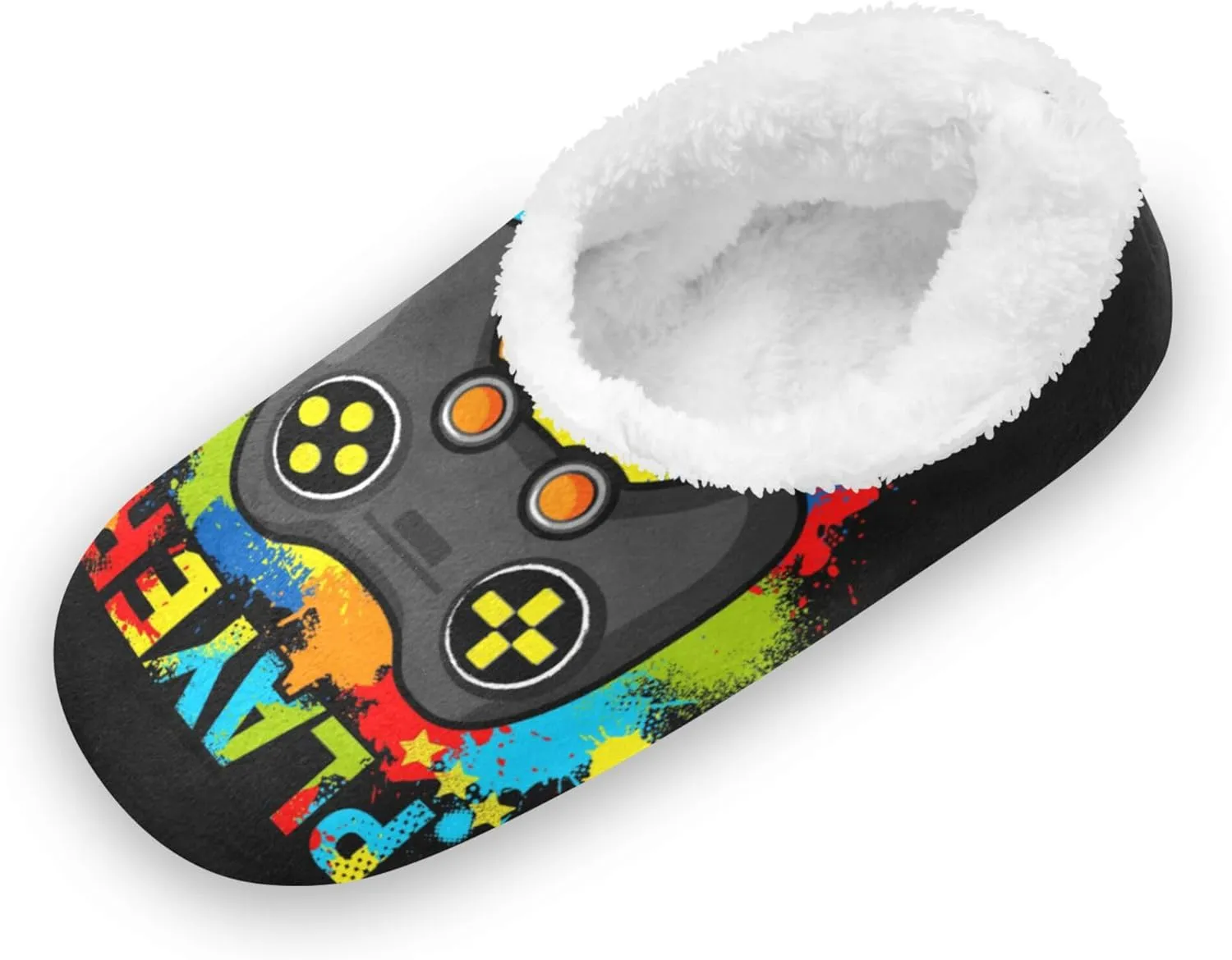 Kid's Slippers for Girls Boys, Memory Foam Anti-slip House Indoor Slipper for Home Bedroom Travel