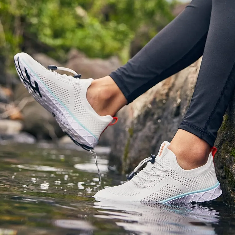KOLILI Women's Stylish Water Shoes, Tennis Walking Shoes with Arch Support, Best for Water Sports, Travel & Walk