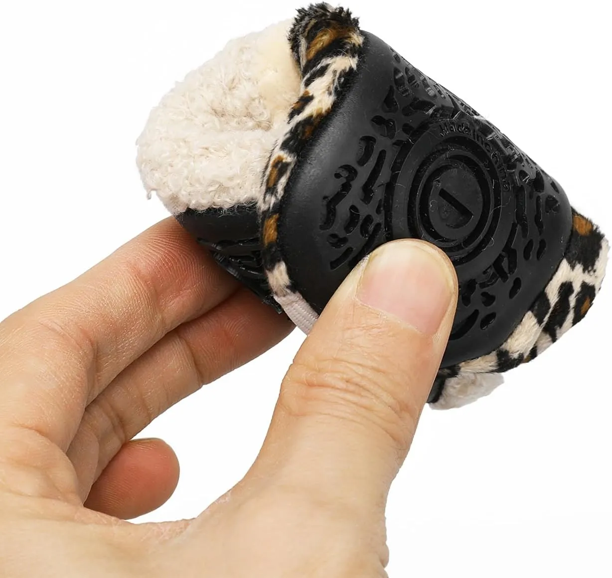 L-RUN Toddler Boys Girls House Slippers Indoor Home Shoes Warm Slipper Socks for Kids Baby Soft Winter Warm Walking Shoes