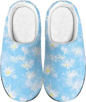 Leopard Ladybug Winter Cozy&Comfy Slippers for Women, Halloween Girl's Warm Slipper Winter Casual Indoor Shoes