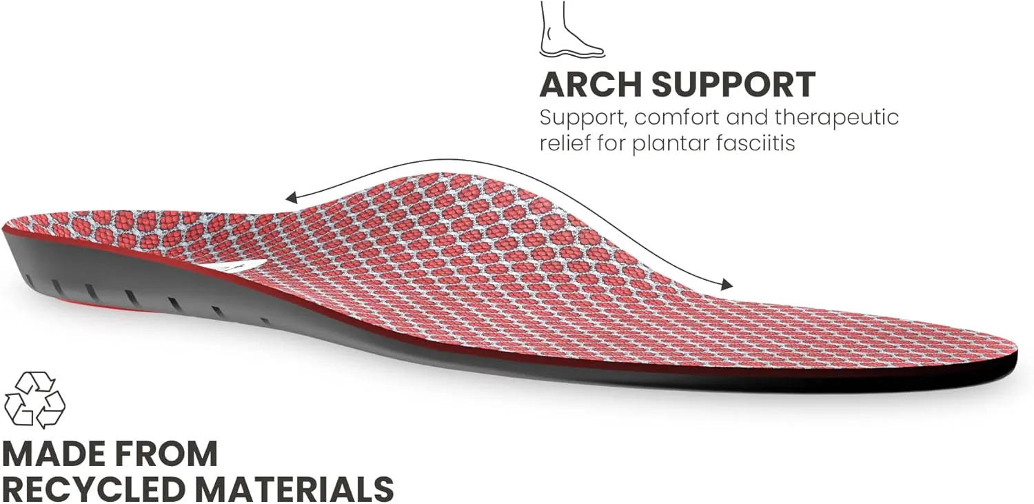 LightFeet Active Support Insoles: Arch Support Insoles Designed for Support & Comfort by Australian Podiatrists | 3-Step Arch Support for Optimal Alignment & Injury Prevention - S
