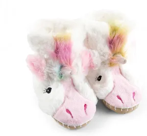 Little Blue House by Hatley Girls' Hi-top Slouch Animal Slipper