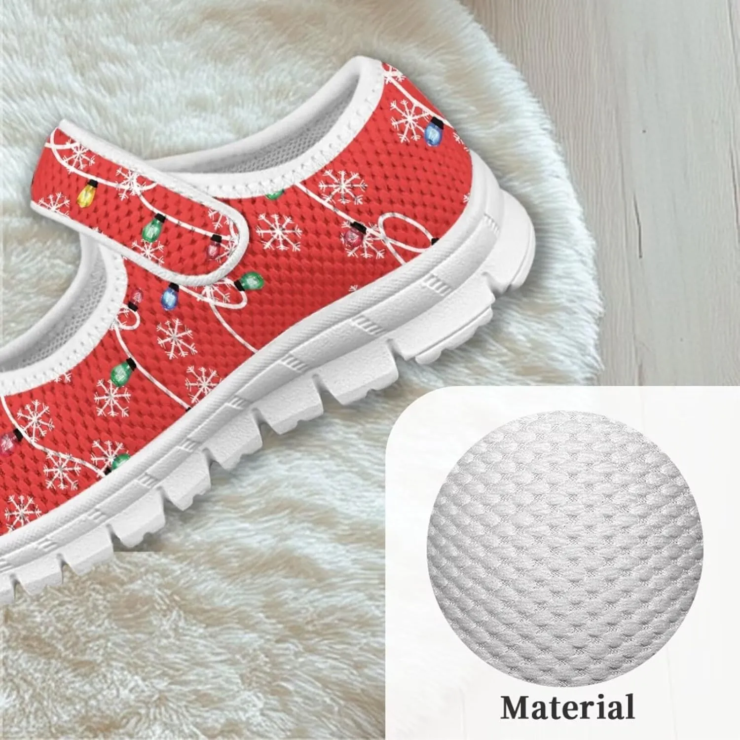 Little Girls Mary Jane Dress Shoes Princess Flats Shoes Mesh Breathable Walking Sneakers for School,Wedding Party