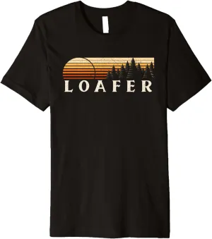 Loafer, AR Vintage Evergreen Sunset Eighties Retro Premium T-Shirt
