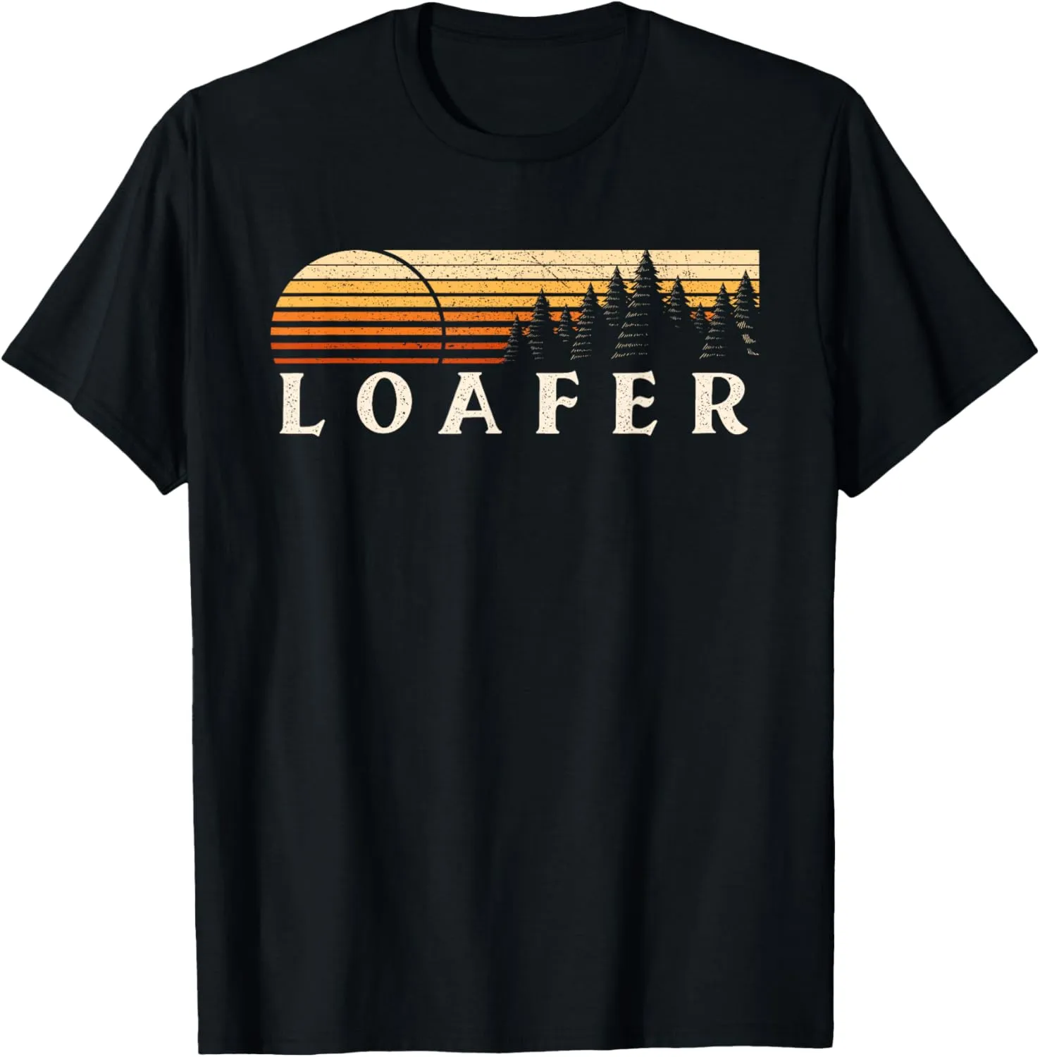 Loafer, AR Vintage Evergreen Sunset Eighties Retro T-Shirt