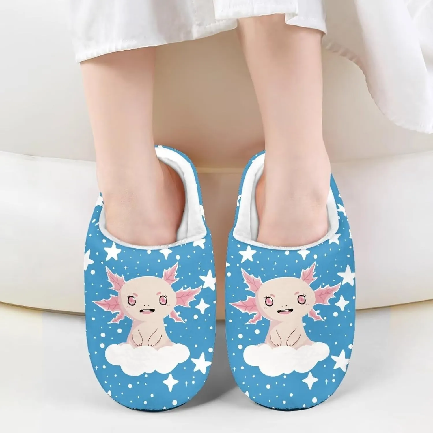 Lotusorchid Slippers for Kids, Soft Cushion House Slipper for Girls, Cozy Closed Toe Bedroom Slipper for Boys, Fuzzy Sleep Slippers