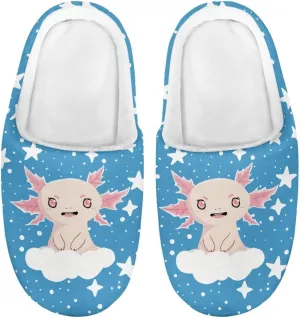 Lotusorchid Slippers for Kids, Soft Cushion House Slipper for Girls, Cozy Closed Toe Bedroom Slipper for Boys, Fuzzy Sleep Slippers