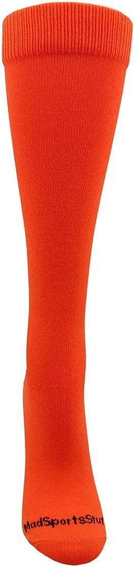 MadSportsStuff Softball Socks with Stitches for Girls and Women Youth and Adult Sizes in Over the Calf Length Kids