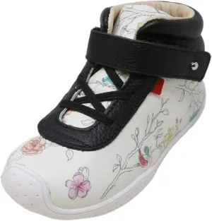 Marc Joseph New York Girl's Toddlers Baby Boys Leather Made in Brazil Floral Sneaker Loafer