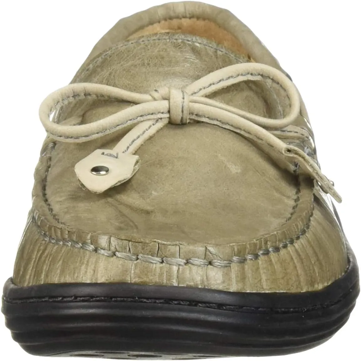 Marc Joseph New York Unisex-Child Casual Comfort Slip on Moccasin Tie-Bow Loafer Driving Style