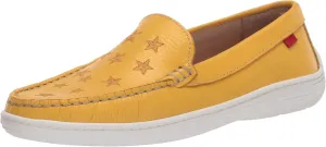 Marc Joseph New York Unisex-Child Leather Driver with Gold Star Detail Loafer