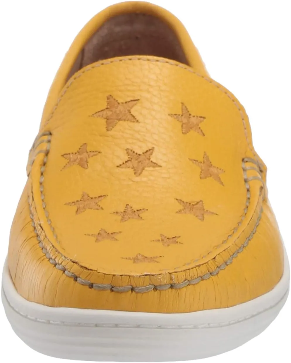 Marc Joseph New York Unisex-Child Leather Driver with Gold Star Detail Loafer