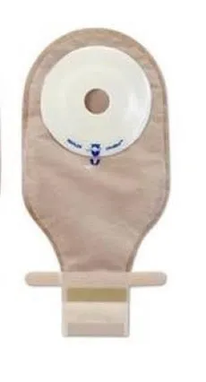 Marlen 52448 UltraMax Drainable Flat Pouch, AquaTack Hydrocolloid Barrier, Kwick-Klose Fastener, 1(7/8)", Transparent, Box of 5