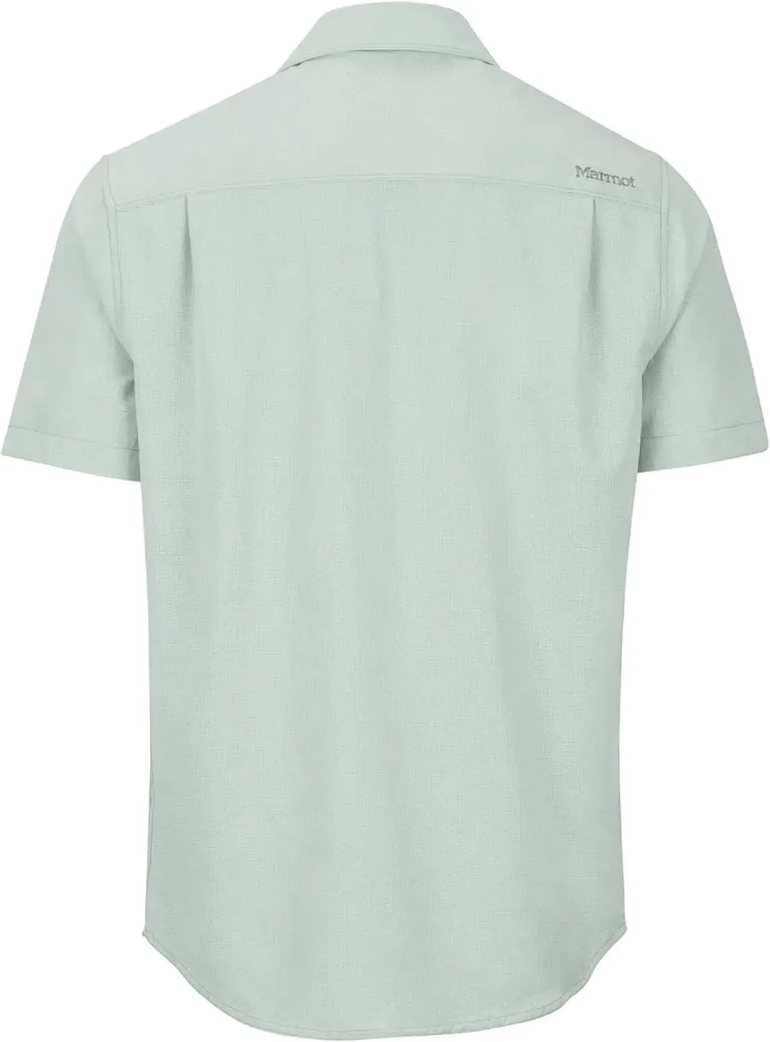 MARMOT Men's Aerobora Short Sleeve Button-Down Shirt - Lightweight, Packable, Quick-Drying UPF Protection