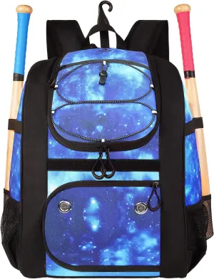MATEIN Softball Bag, Lightweight Baseball Backpack with Shoe Compartment, Baseball Bag with Fence Hook for TBall Bat & Equipment, Softball Gifts Catchers Backpack for Women Fit Batting Glove, Helmet