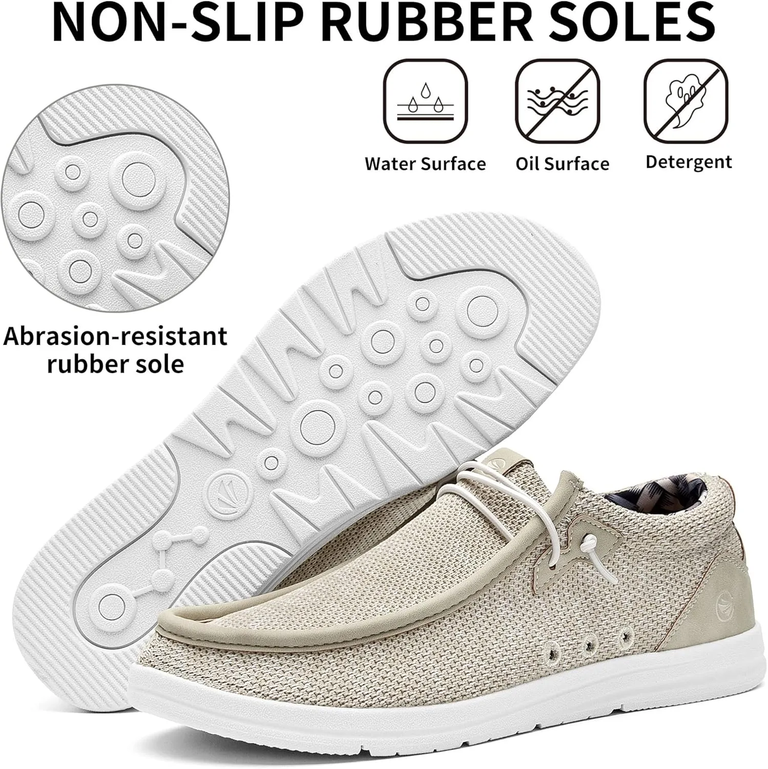 MEHOTO Men's Slip On Loafers | Arch Support Insole | Men's Shoes | Comfortable Light-Weight Mens Casual Loafers