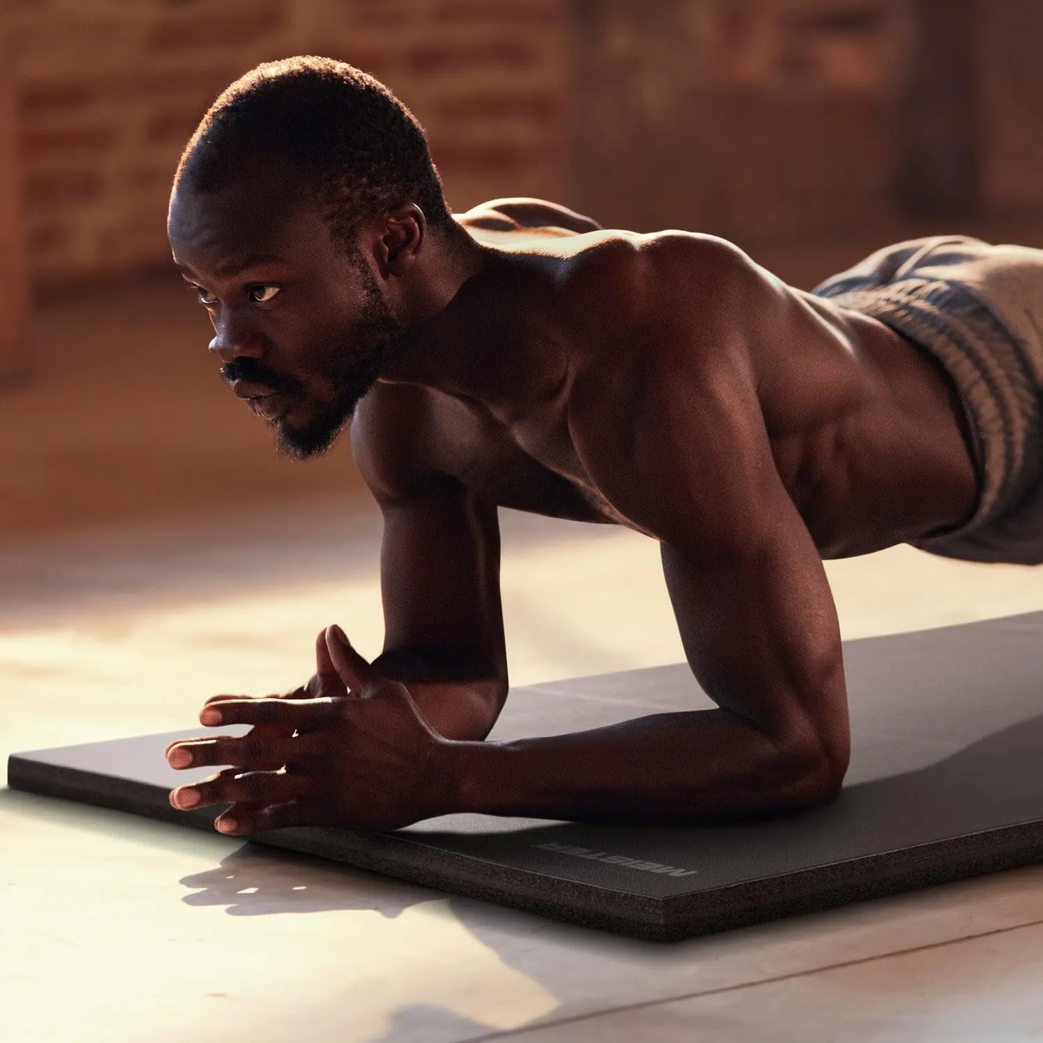 Meister X-Thick 1" Fold-Out Workout Mat - XL Non-Slip Padded Floor for Exercise, Stretching & Yoga