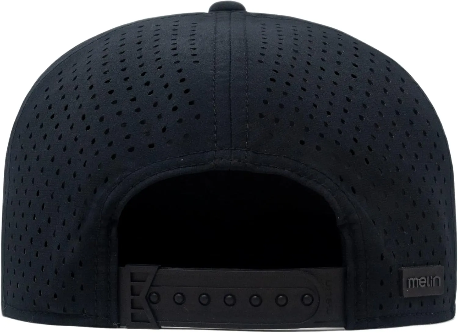 melin Trenches Icon Hydro, Performance Snapback Hat, Water-Resistant Flat Bill Caps for Men & Women, Golf, Running or Workout