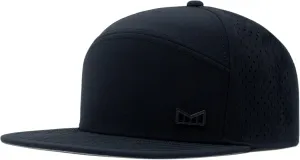 melin Trenches Icon Hydro, Performance Snapback Hat, Water-Resistant Flat Bill Caps for Men & Women, Golf, Running or Workout