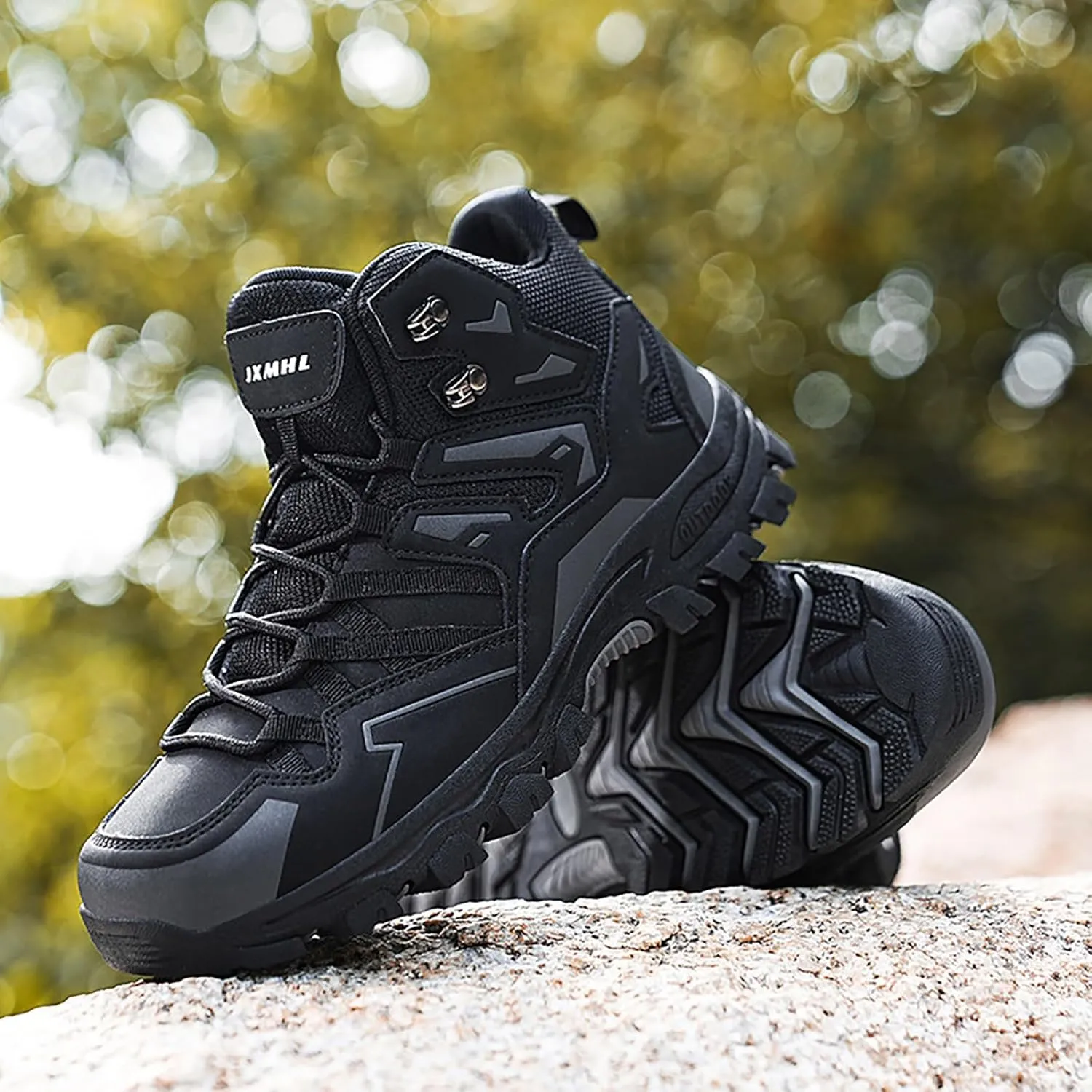 Men Autumn and Winter Hiking Shoes High Top Climbing Hiking Outdoor Shoes Casual Sports Shoes Men's Shoes Casual Boot Men's S