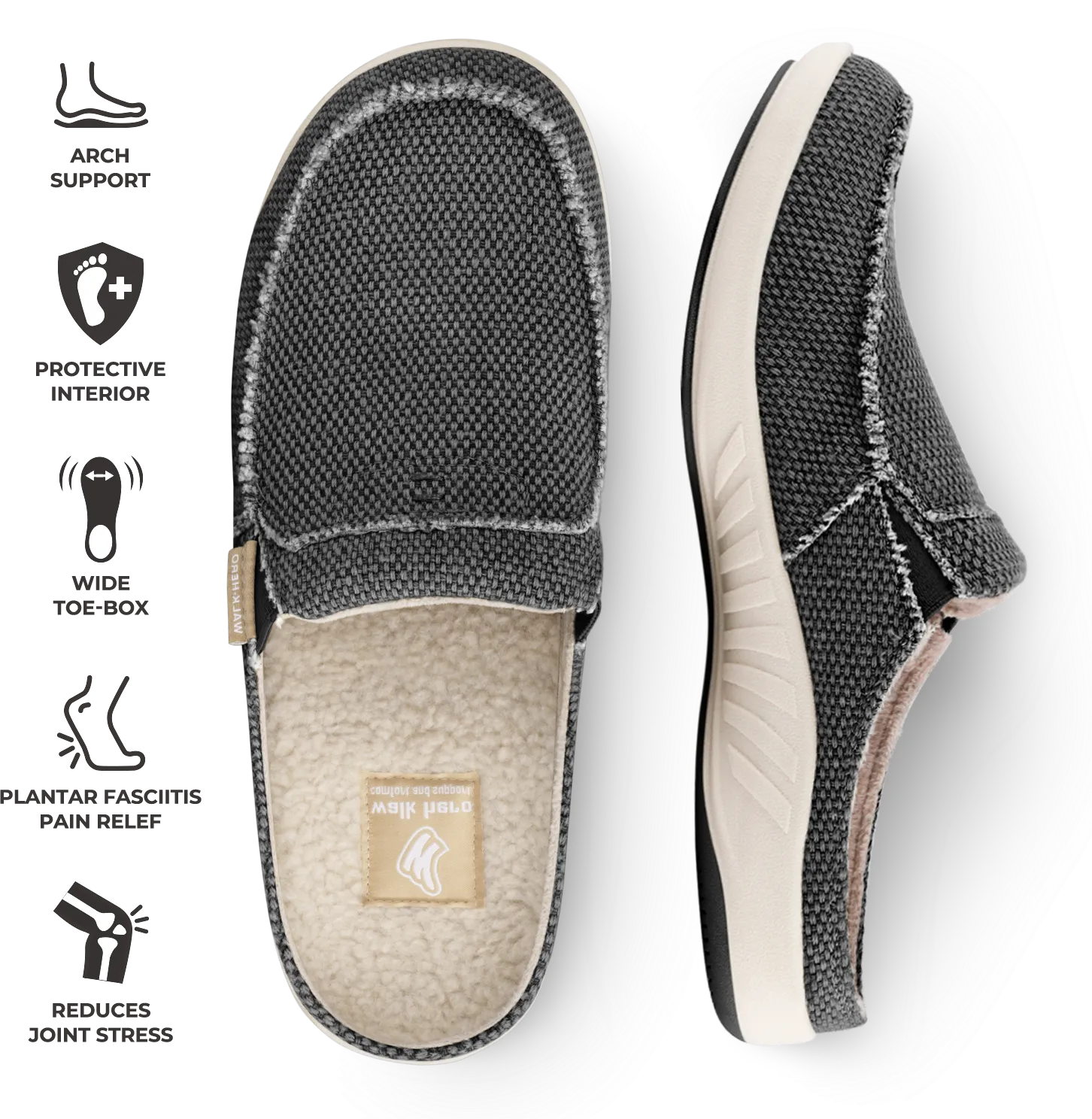 Men's Arch Support Slippers - Buy 1 Get 1 Free