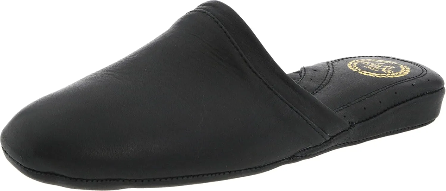 Men's Aristocrat Scuff Slipper Black Slipper 10 EEE